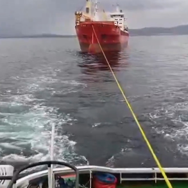 Çanakkale'de gemi arızası