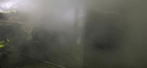 Güroymak'ta korkutan yangın