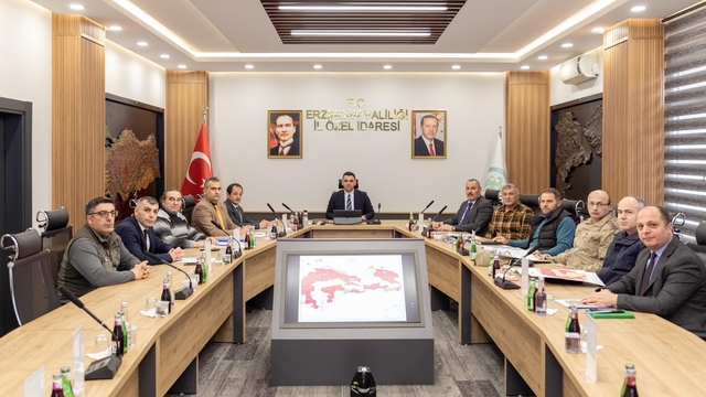 Erzincan'da İl Av Komisyonu toplandı