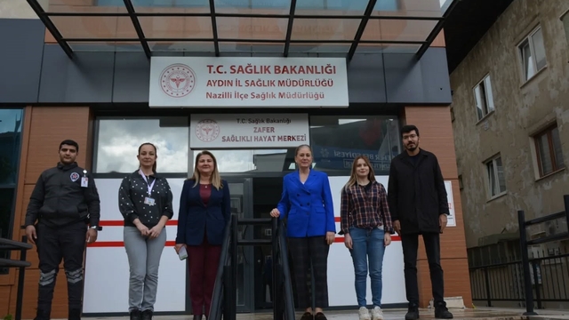 Kaymakam Küpeli Kan, Nazilli'de sağlık çalışmalarını yerinde inceledi