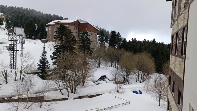 Uludağ'da kar bereketi hem turizmi hem barajları sevindirdi