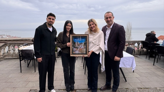 Ozan Tufan ve eşi Başkan Ekim'in konuğu oldu