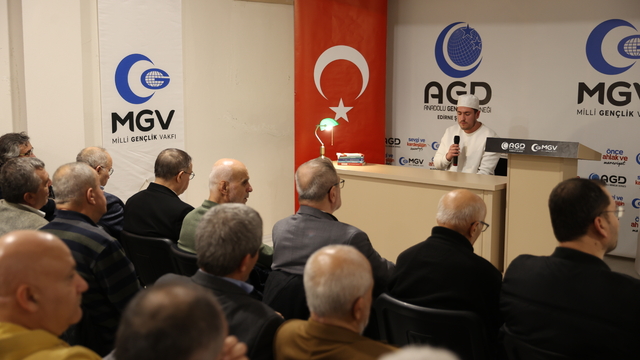 Edirne'de eski başbakanlardan merhum Erbakan anıldı