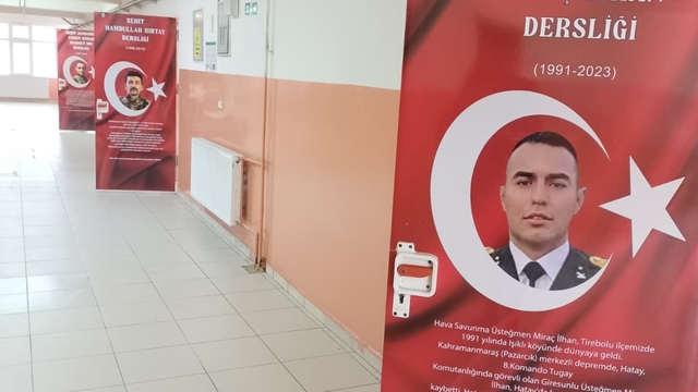 Tirebolu'da öğrenciler şehitleri sınıf kapılarında tanıyacak