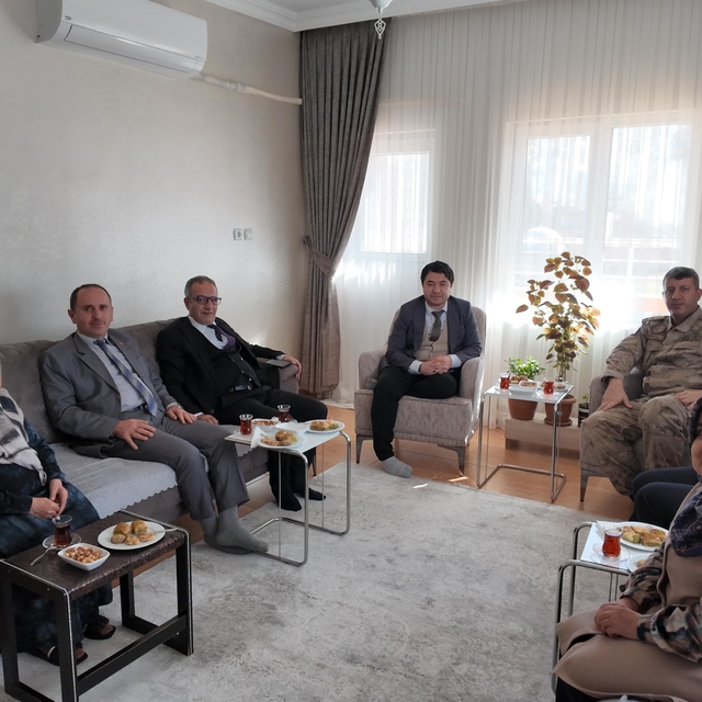 Gercüş'te şehit yakınları ve gazilere vefa ziyareti