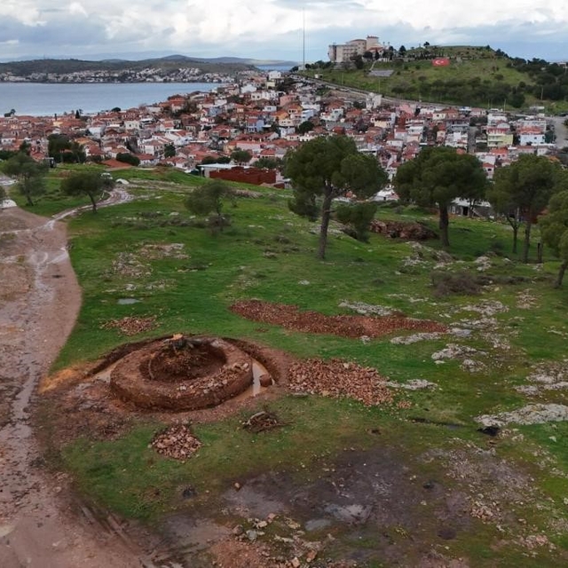 Ayvalık'ın tarihi yel değirmenleri gün yüzüne kavuşturuluyor