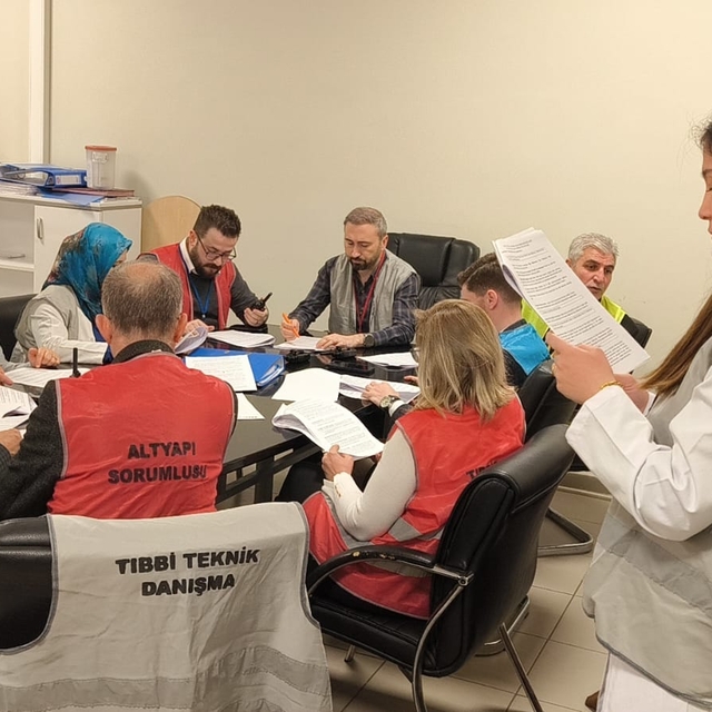 Siirt'te hastane afet planı tatbikatı yapıldı