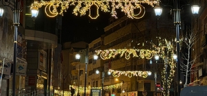 Karabük'te ışıklandırmalarla Ramazan heyecanı başladı