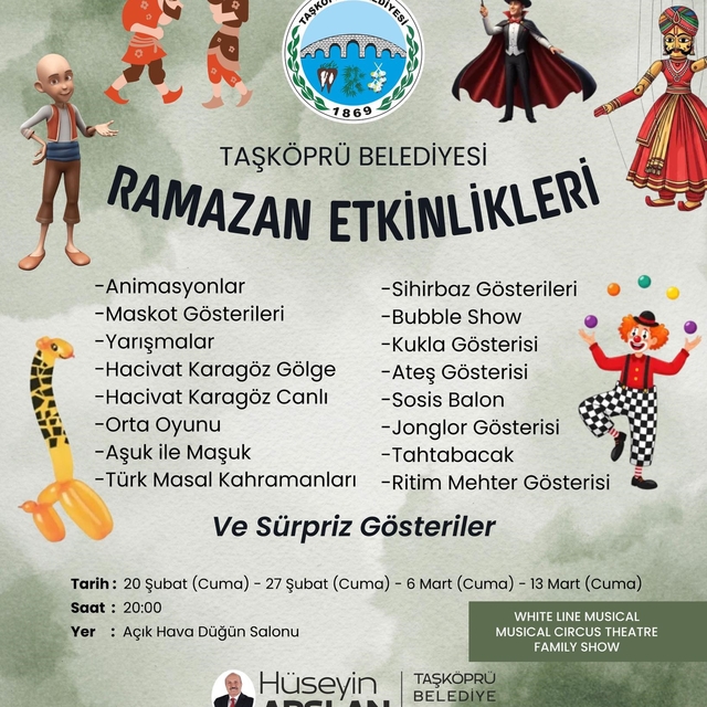 Taşköprü'de Ramazan dolu dolu geçeek