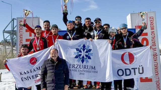 Kastamonu Üniversitesi, Kış Spor Oyunları'nda Türkiye ikincisi oldu