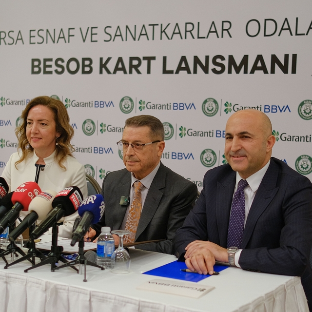 Garanti BBVA ile Bursa Esnaf ve Sanatkârlar Odaları Birliği'nden iş birliği