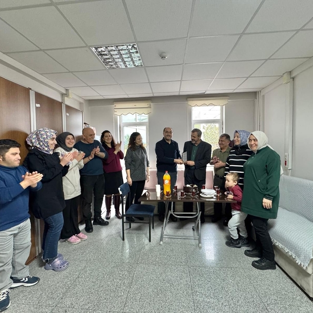 40 yıllık hizmete anlamlı veda