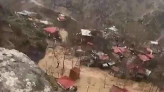 Kayseri'de mahalle sel suları altında kaldı