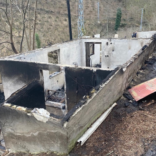 Ordu'da ev yangını