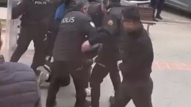 Batman'da 'pankart' gerginliği