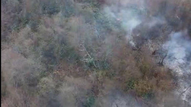 Görele'de örtü yangını korkuttu