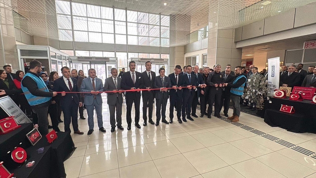 Çorlu'da yükümlüler için 'sosyal market' ile 'el sanatları' sergisi açıldı