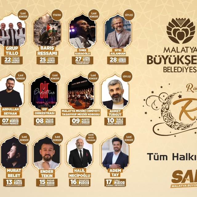 Malatya Büyükşehir Belediyesi Ramazan maneviyatını şehre taşıyor