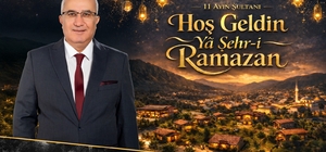 Başkan Arslan; "Rahmet, bereket ve paylaşma ayı olan Ramazan-ı Şerif'i müba...