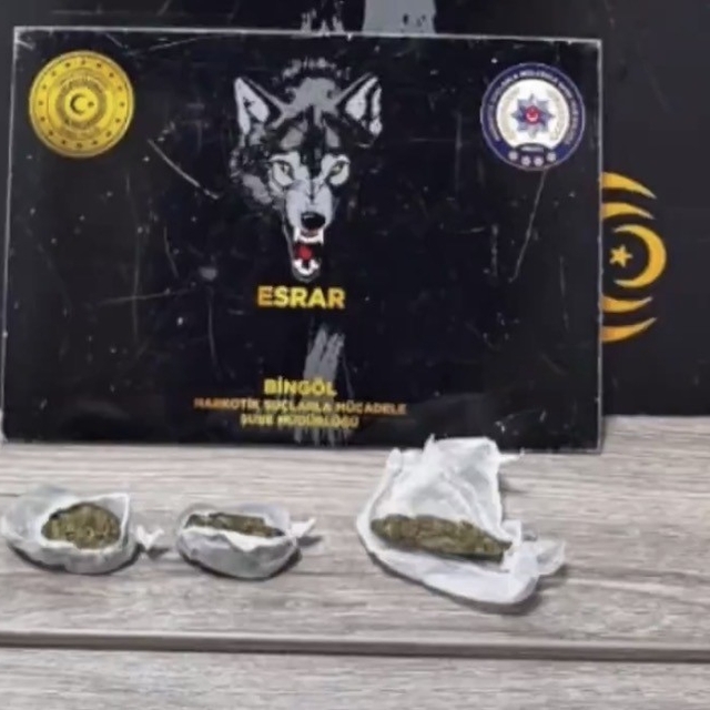 Bingöl'de uyuşturucu operasyonu: 1 tutuklama
