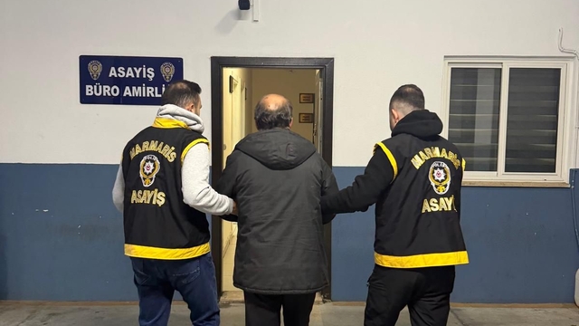 Hapis cezası aranan şahıs Marmaris'te yakalandı