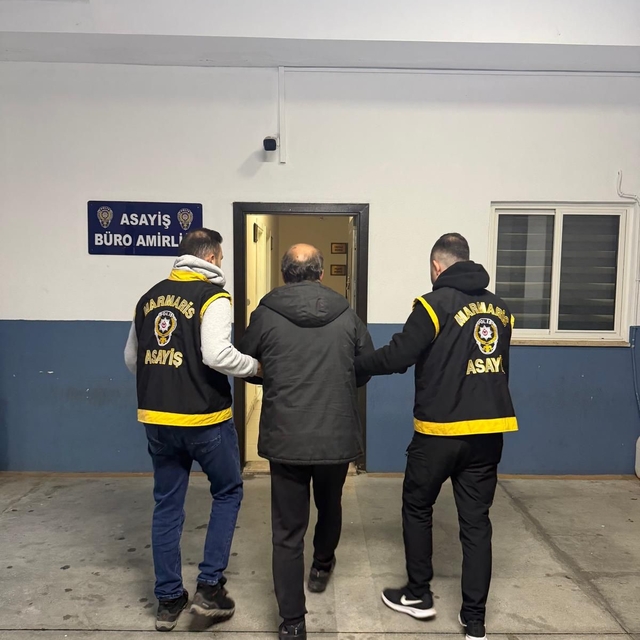 Hapis cezası aranan şahıs Marmaris'te yakalandı