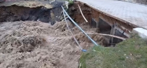 Yozgat'ta aşırı yağış sele neden oldu