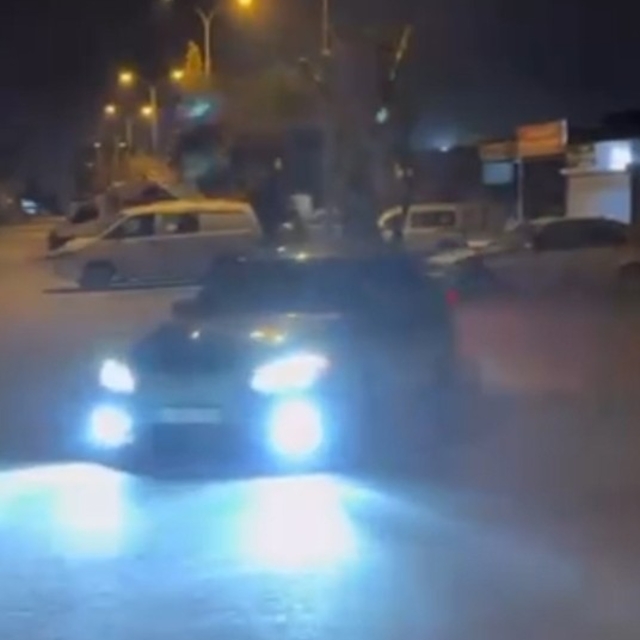 Hatay'da drift atan sürücüye 58 bin 217 TL ceza