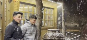 Aksaray'ın Güzelyurt ilçesinde kar yağışı etkili oluyor