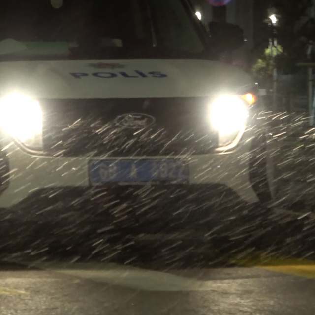 Aksaray'da kar yağışı başladı