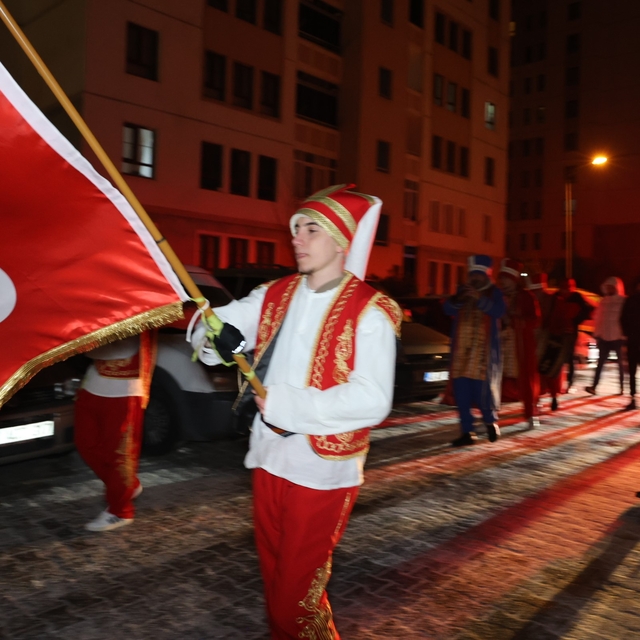 İlk sahura mehteranla kalktılar