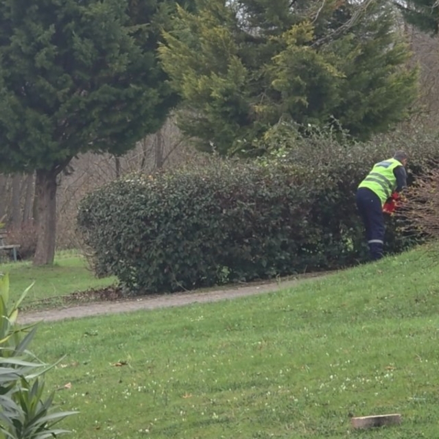 Temizlik işçisi, çalılıklar arasında bulduğu Türk bayrağını yerde bırakmadı...