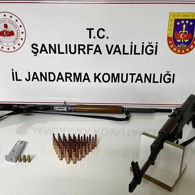 Siverek'te ruhsatsız silah operasyonu