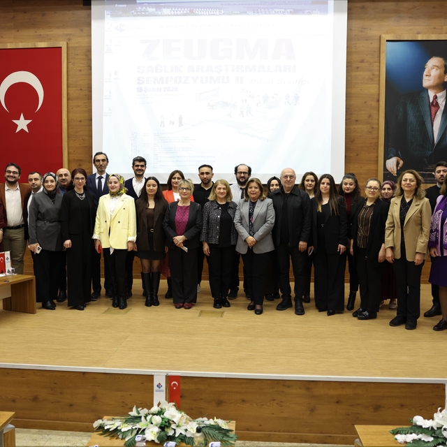HKÜ'de 2'nci Zeugma Sağlık Araştırmaları Sempozyumu gerçekleştirildi