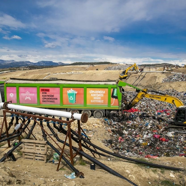 Mersin'de atıklardan 125 bin haneye yetecek elektrik üretildi