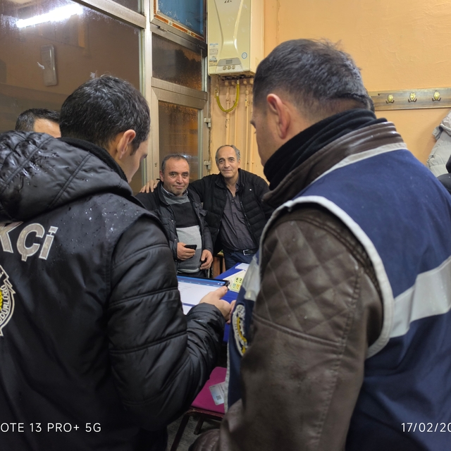 Şuhut'ta umuma açık yerlere yönelik asayiş denetimi