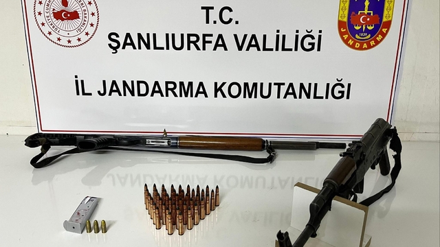 Şanlıurfa'da silah kaçakçılığı operasyonunda 1 şüpheli yakalandı
