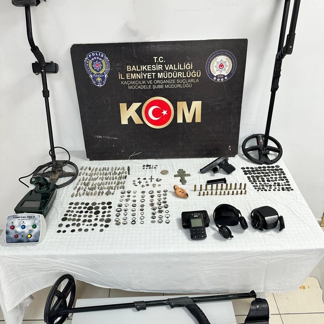 Savaştepe'de tarihi eser kaçakçılığı operasyonunda 1 şüpheli tutuklandı