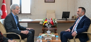 Almanya Federal Cumhuriyeti Büyükelçiliği elçisi Stefan Bredohl Erzurum'da