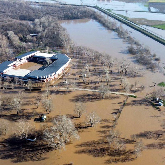Tunca Nehri'nde 'kırmızı alarm' verildi; Kırkpınar Er Meydanı su altında ka...