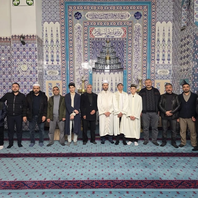 Çermik'te teravih namazı hatimle kılındı