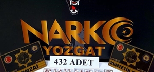 Yozgat'ta 432 adet sentetik ele geçirildi