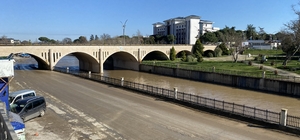 Biga'da taşan Kocabaş Çayı normale döndü