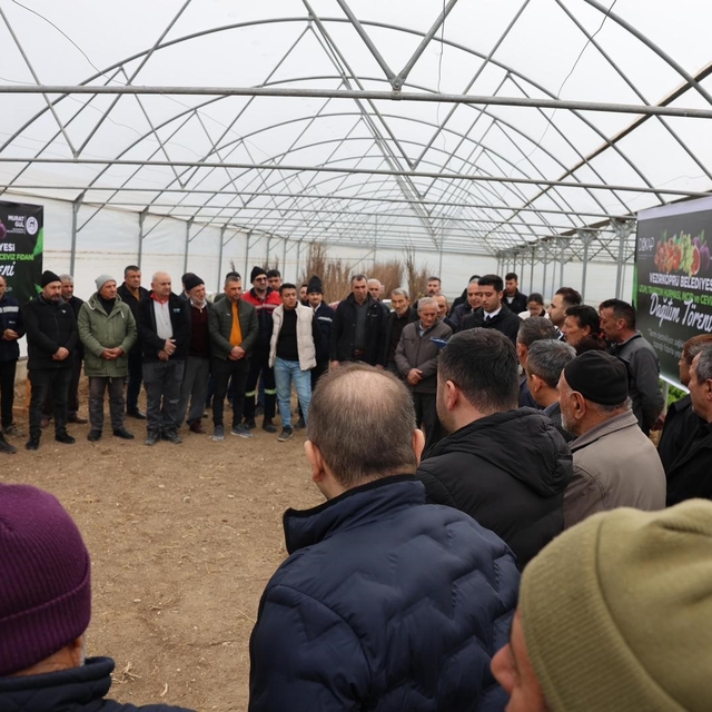 Vezirköprü'de çiftçiye 12 bin 500 meyve fidanı