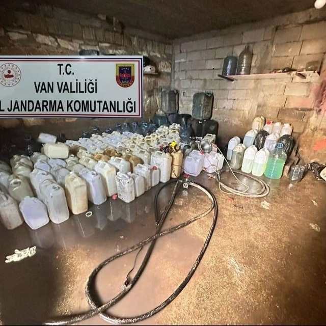 Van'da 531 litre kaçak motorin ele geçirildi