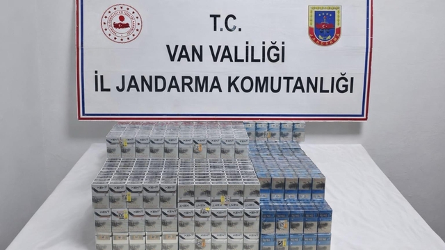 Van'da 1280 paket gümrük kaçağı sigara ele geçirildi