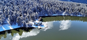 Bolu'nun incisi beyaz gelinliğini giydi