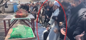 Kardeşi, yengesi ve yeğeninin cenaze namazını kıldırırken fenalık geçirdi
