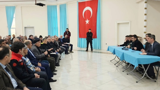 Saraydüzü'nde sulama barajı değerlendirme toplantısı yapıldı