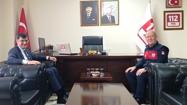 Başkan Eyüp Kahveci'den 112 Acil Çağrı Merkezi personeline tebrik